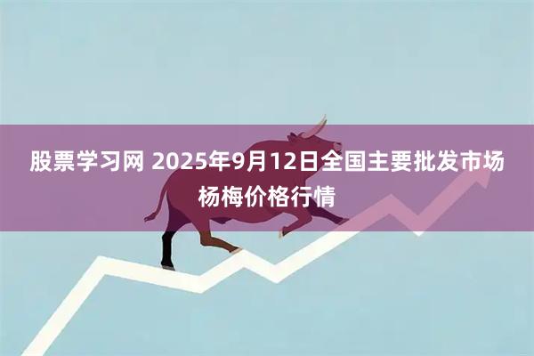 股票学习网 2025年9月12日全国主要批发市场杨梅价格行情